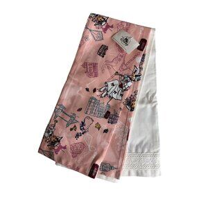 Disney‎ Mary Poppins Tea Towel Set Pink & White Cotton NWT